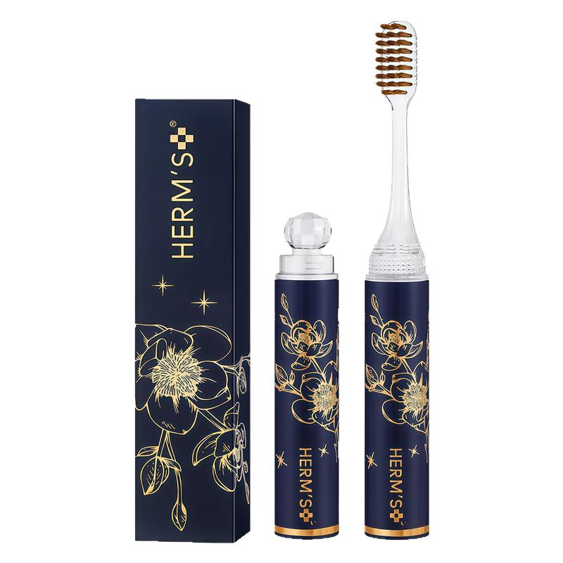 高档口红式软毛牙刷便携携可折叠