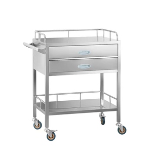 医用送药车不锈钢口服派药推车牙科口腔护士发药药品车手术治疗车