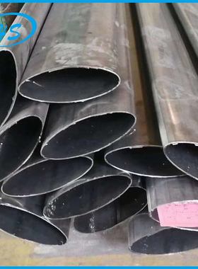 SUS316L不锈钢大椭圆管 适用建筑装饰 楼梯扶手 抛光表面180X60