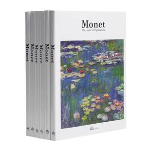 Monet莫奈画册印象派大师手绘插画素描手稿作品集英文版现货包邮