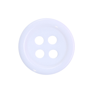 白色衬衣扣子高端衬衫纽扣男女衣服上衣精致圆形polo衫四眼小钮扣