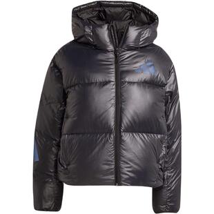 滔搏adidas阿迪达斯女子运动休闲保暖连帽羽绒服JL6907