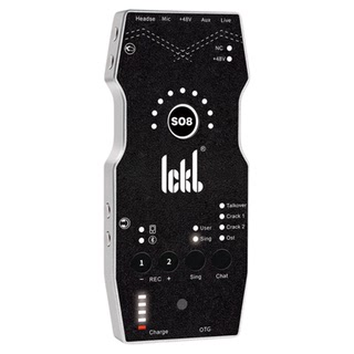 ICKB SO8第六代直播专用手机声卡唱歌设备抖音麦克风话筒录音全套