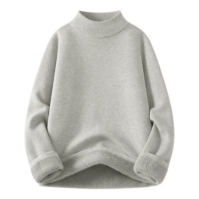 都市丽人加绒毛衣半高领打底衫