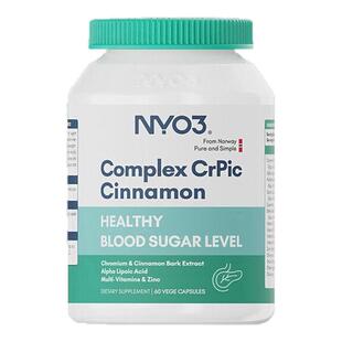 NYO3挪威进口服胰素血糖皂苷非苦瓜胶囊三价铬元素中老年非保健品
