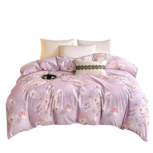 纯棉被罩加厚全棉被套100棉长绒棉单双人150x200x230被芯套罩四季