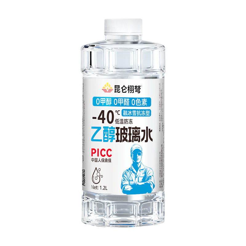 特斯拉model3/Y新能源汽车专用防冻乙醇玻璃水去污去油膜昆仑栩弩