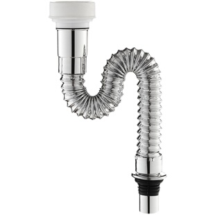 卫生间男用小便器配件挂便器下水管小便斗尿池尿斗防臭连接S弯管