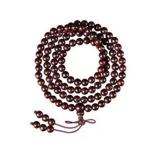 峨眉山印度小叶紫檀手串108颗男款佛珠盘手念珠文玩檀木檀手链女