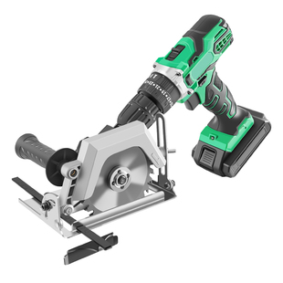 手电钻变电锯转换手枪钻变切割机电圆锯转换连接套装配件木工工具