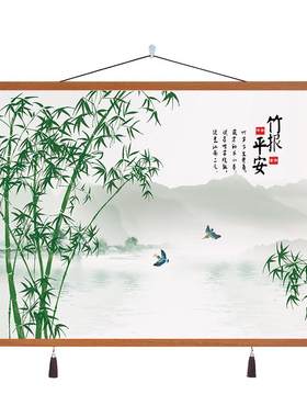 一件定做九鱼图电表箱装饰画