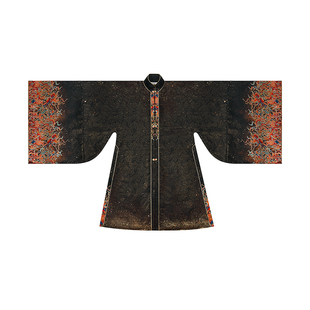 赤羽织造司原创明制汉服立领对襟大袖衫神兽朱雀妆花马面裙套装女