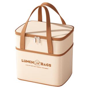 保温饭盒袋手提便当包加厚铝箔防水饭餐包小学生上班族专用带饭包