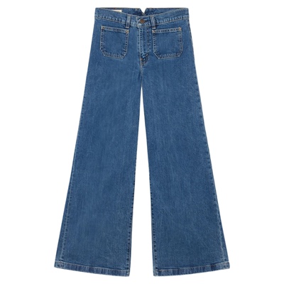 商场同款女士728宽松直筒牛仔裤