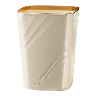 简奢高颜值垃圾桶家用高档大容量客厅厕所卫生间厨房办公室纸篓