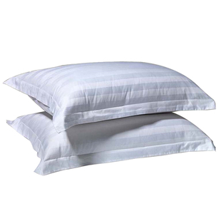 宾馆酒店床上用品批F全棉加厚加密缎条枕套宾馆枕套酒店枕套