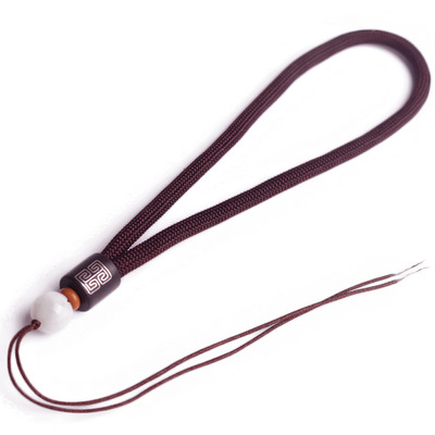 diy高档檀木玛瑙钥匙手腕挂绳