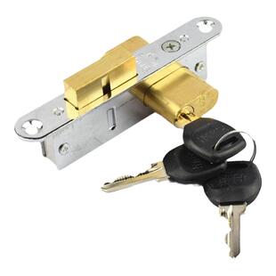 促销地弹门锁有框铝合金锁 大队长554型使你佳华日双头插芯平移门