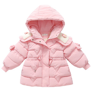 女童冬季棉服加厚洋气棉袄外套潮