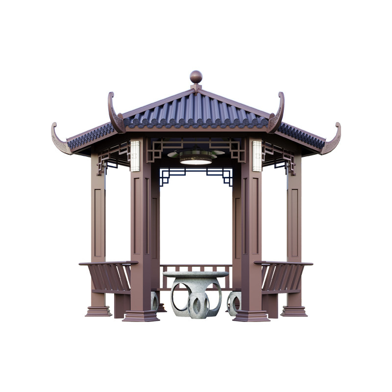 铝合金古建仿古六角亭