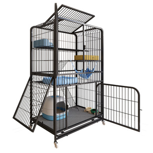 多层猫笼一体猫别墅不占地猫笼子两层猫屋猫窝家用室内猫咪笼子