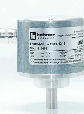议价霍纳Hohner编码器E58CM-SSI-21231-1312多圈绝对值实心轴SSI
