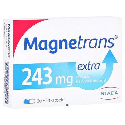 欧洲直邮德国药房Stada补镁243mg腿抽筋肌肉神经胶囊20粒青少年