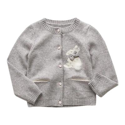 羊绒开衫圆领毛衣外套童装