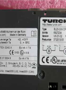 议价TURCK图尔克 BL20--DPV1 接口模块 原装全新现货