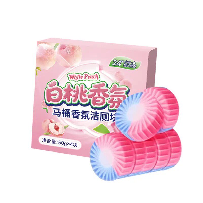 超大块蓝泡泡马桶清洁剂去黄除臭
