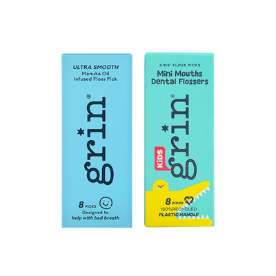 【u先】grin牙线棒独立包装便携旅行成人儿童牙签线剔牙齿缝清洁