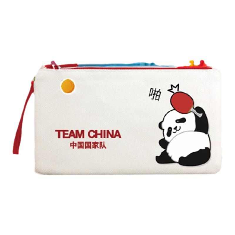 中国国家队熊猫笔袋收纳乒乓球羽毛球文创文具学生送礼TEAM CHINA