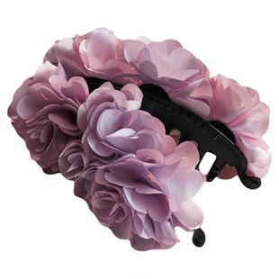 易梦玲同款花朵香蕉夹竖夹大号发量多高马尾抓夹发夹后脑勺横夹