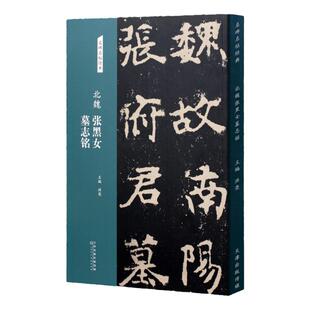 北魏张黑女墓志铭名碑名帖经典楷书字帖毛笔书法练字贴硬笔钢笔软笔毛笔书法临摹洪亮编著天津人民美术出版社正版图书魏碑字帖书籍
