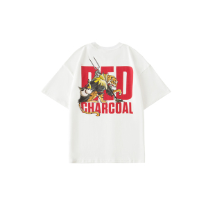 REDCHARCOAL红炭《市井十二》生肖短袖T恤男潮牌夏季重磅纯棉宽松