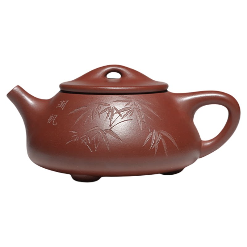 名壶秋月宜兴紫砂壶名家全手工原矿红皮龙景舟石瓢功夫茶具泡茶壶