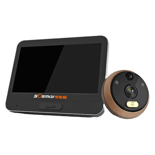 零距离智能可视门铃移动侦测电子可视猫眼锂电池人体感应红外夜视
