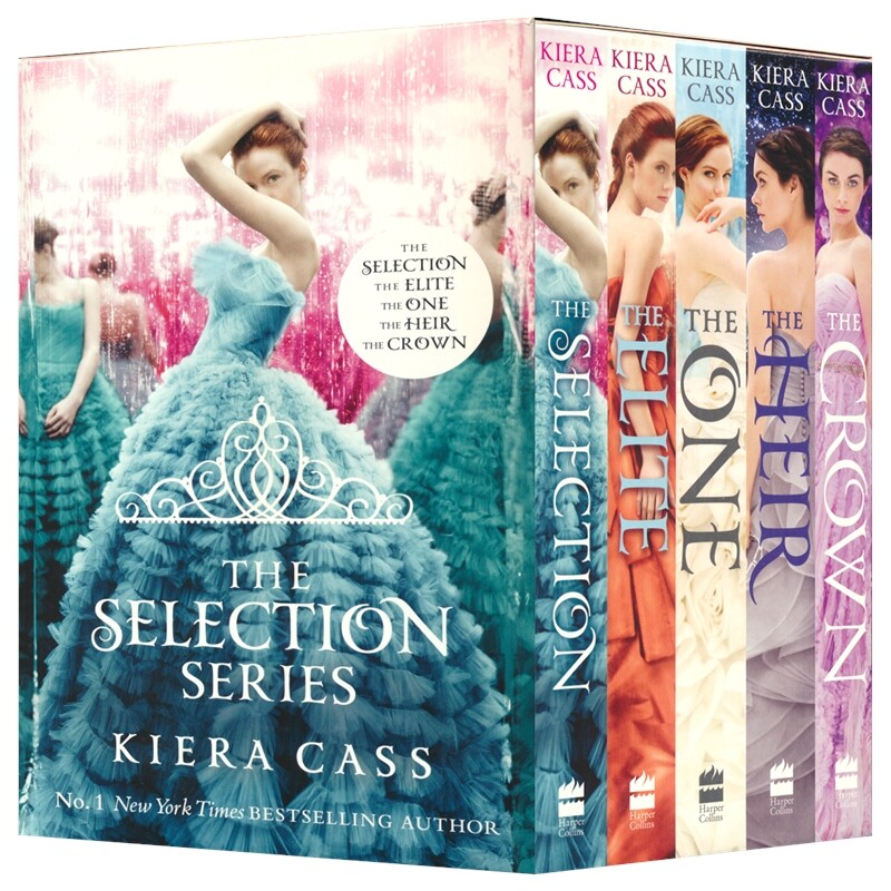 The Selection Series 青春抉择系列1-5册 纽约时报畅销 浪漫反乌托邦 青春成长蜕变 英语章节小说 英文原版进口儿童图书