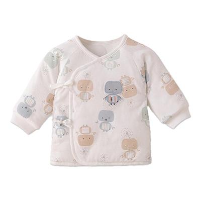 馨贝比秋冬季婴儿夹棉和尚服上衣