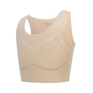 宝塔束胸奶皮防下垂cos大胸显小内衣运动春季塑身背心女超平帅T