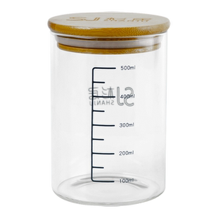 杉居酵种培养皿鲁邦波兰种发酵罐天然酵母玻璃密封储物刻度瓶子