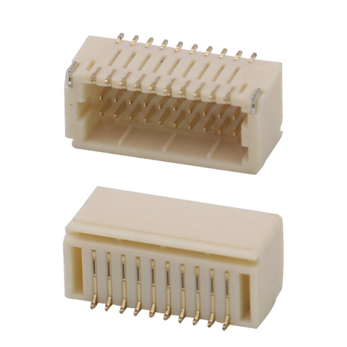 SHD1.0连接器1.0mm间距卧贴双排卧式SMT板对线贴片针座接插件插座
