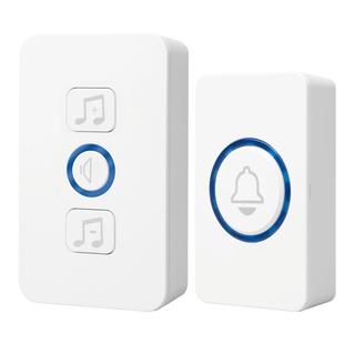 无线门铃家用入户门铃铛远程呼叫器大音量叮咚自发电一拖二拖一
