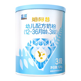 【官方旗舰店】蓝河姆阿普幼儿配方牛奶粉3段120g试用装 乳铁蛋白