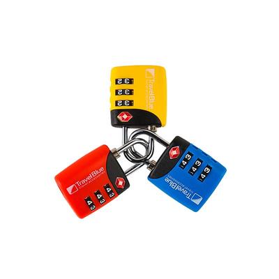 【自营】TravelBlue/蓝旅TSA密码锁行李箱海关锁防盗认证旅行锁