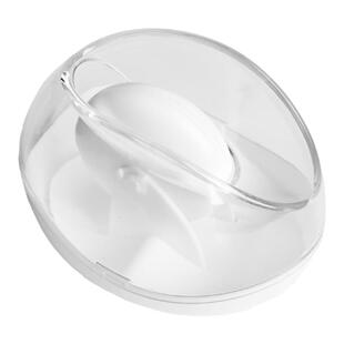 磁性回形针收纳盒学生塑料透明白色磁吸桌面曲别针盒u形大号回旋针收纳盒创意简约办公用品