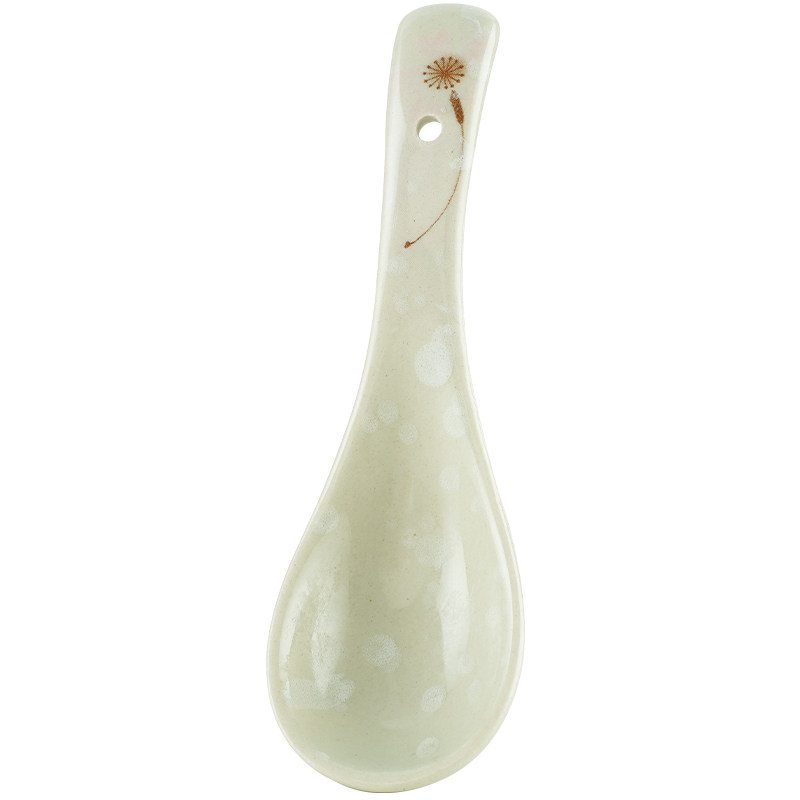 高颜值日式小勺子家用陶瓷汤勺特别好看的汤匙调羹2026新款吃饭勺