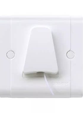 定做制鸿雁86型老式单联一二位开单双联控拉线拉绳开关A86K11-6LN