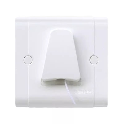 定做制鸿雁86型老式单联一二位开单双联控拉线拉绳开关A86K11-6LN