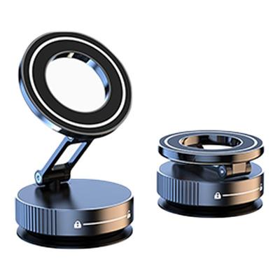 真空吸附磁吸车载手机支架2025新款导航专用配件全金属车内多功能